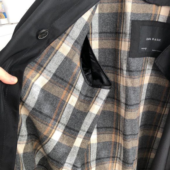 ZARA trench coat with detachable lining vest - Picture 4 of 10